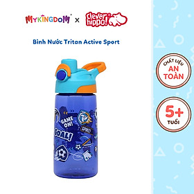 Bình Nước Tritan Active Sport CLEVER HIPPO WB02 BLUE