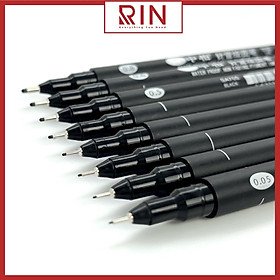 Hình ảnh Review Bút vẽ kỹ thuật / Bút vẽ nét/ bút lông kim Fine Pen cơ bản – chuyên nghiệp mực đen