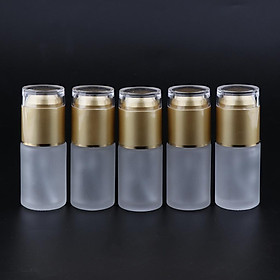 5x Refillable Empty Glass Perfume Spray Bottle Pump Bottle Mist Spray Bottle For