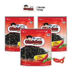 3 Gói tảo trộn Gimjaban vị cay Godbawee (40g/gói)