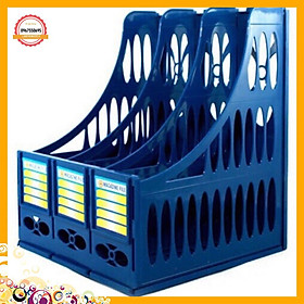 Mua kệ đựng tài liệu 3 ngăn để bàn kệ xéo nhựa đựng hồ sơ tiện lợi siêu rẻ