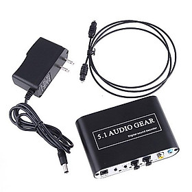 Bộ Chuyển Đổi Âm Thanh Kỹ Thuật Số 5.1 Audio Gear Từ AC3/DTS Sang 5.1CH
