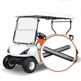 2x Golf Cart Windshield Sash Clips Black Club Car for Precedent Accessories , Set of 2