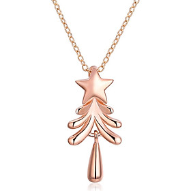 Zircon Christmas Necklace in The Shape of Socks
