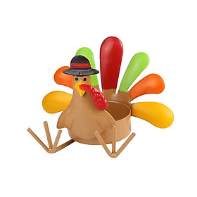 Colorful Turkey Tea Light Candle Holder Kitchen Decor for Housewarming Gifts