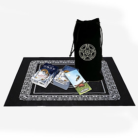 Combo Bộ Bài Bói Animal Totem Tarot Leeza Robertson Tarot và Khăn Trải Bàn Tarot