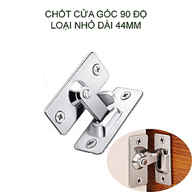 Chốt cửa trượt 90 độ làm bằng inox 304, loại nhỏ 44mm