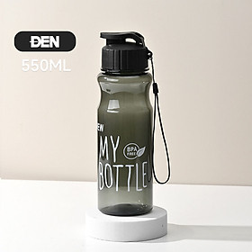 Bình Nước Thể Thao 550ml - Bình nước chạy bộ, đá bóng, tập gym