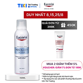 Xịt dưỡng ẩm & giảm nếp nhăn Eucerin Hyaluron Mist Spray 150ml