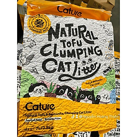 Cát đậu nành Cature Tofu Hương Sữa - Cat Litter Tofu Pellet 7L