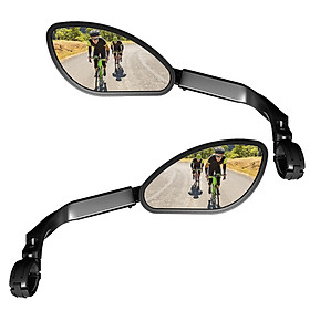 Kính thiên văn Xe đạp Kính phía sau Gương phẳng 362 độ Xe đạp có thể xoay được Tay lái bên Gương chiếu hậu phía sau cho Xe đạp đường trường MTB