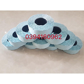 Mua Combo 10 cuộn giấy đánh số đế xanh