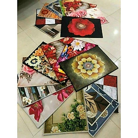 Mua THẢM LAU CHÂN 3D HÌNH CHỮ NHẬT SIÊU THẤM NHIỀU HÌNH SANG ĐẸP
