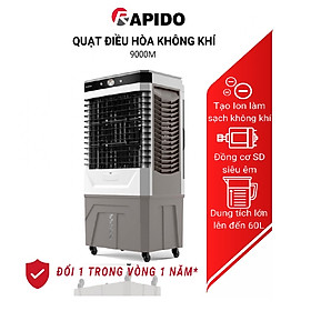 Mua Quạt điều hòa Everest 9000M chính hãng của Rapido  bảo hành toàn quốc 1 năm  tặng kèm 2 đá khô - Hàng chính hãng