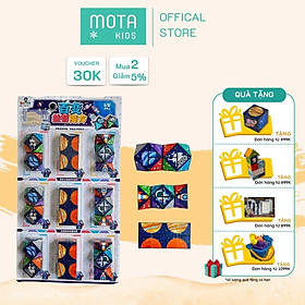 [M188309-3 - Mota Montessori] Đồ chơi cho bé Vỉ 9 cái Rubik 3D biến thể nhiều kiểu dáng - Hàng chính hãng