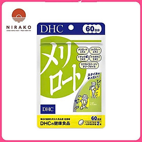 Viên uống làm thon và dài chân DHC Melilot Nhật Bản thực phẩm chức năng hỗ trợ lưu thông máu, bài tiết nước dư thừa, giảm phù nề gói 60 ngày
