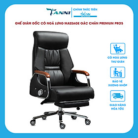 Mua Ghế Giám Đốc Bọc Da Cao Cấp Có Ngả Lưng Massage Thông Minh Premium Pro5  Ghế Xoay Thư Giãn Rung Masage 7 Điểm