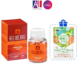 Viên uống chống nắng Heliocare oral 60 viên TẶNG mặt nạ Sexylook Nhập khẩu