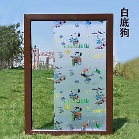 Mua 5M DECAL DÁN KÍNH chống nắng làm mờ trang trí keo sẵn khổ 60cm