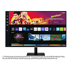 Màn hình thông minh Samsung M7 UHD LS32BM700UEXXV ( 32 Inch ( 3,840 x 2,160 ) / VA / 60Hz / 4ms / HĐH Tizen / Wifi Display / HDMI / USB Hub / USB-C Charging Power 65W / Bluetooth / Wifi 5 / Loa ) - Hàng Chính Hãng