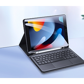 Mua Bao Da Kèm bàn phím Dành cho iPad Gen 7/8/9 10.2inch Chính Hãng Dux ducis bàn phím kết nối bluetooth có di chuột TrackPad  có Ngăn đựng bút - hàng chính hãng