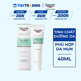 Tinh Chất Eucerin Dưỡng Cho Da Mụn Pro Acne Solution SOS Serum 40ml