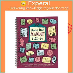 Sách - The Dodo Pad Academic 2023-2024 Mid Year Desk Diary, Academic Year, Week by Naomi McBride (UK edition, paperback)