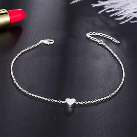 Lắc tay tim bạc 950 cao cấp YN JEWELRY