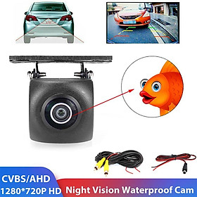 Camera Chiếu Hậu HD Góc Rộng 170 Độ Chống Thấm Nước Hỗ Trợ Đậu Xe Ban Đêm Cho Ô Tô