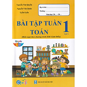 Sách - Bài tập tuần Toán 1 tập 2 (Biên soạn theo chương trình sgk Cánh diều)