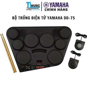 Bộ Trống Điện Tử Yamaha DD-75 – Bộ Trống Mini Đa Năng, 8 Mặt Cảm Ứng, 570 Âm Thanh, Có Pin - Hàng Chính Hãng