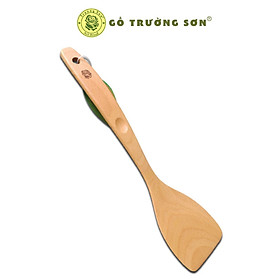 Vá Sạn TS10 Gỗ Beech Xẻng Cán Dài 33.5 cm Dùng Để Chiên Xào, Đảo Trở Thức Ăn Thương Hiệu Trường Sơn
