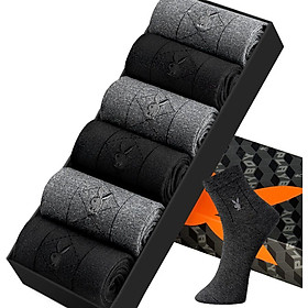 Hộp 6 Đôi Tất Nam Thoáng Khí Playboy