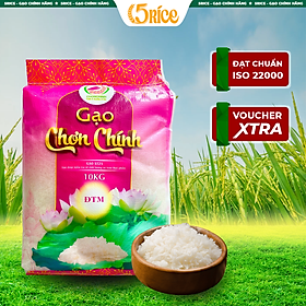 Gạo Chơn Chính ST25 - Túi 5kg - Gạo thượng hạng thơm dẻo, đậm vị  5RICE