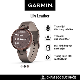 Mua Đồng Hồ Thông Minh Garmin Lily Classic (Paloma/Black/White) - Hàng Chính Hãng