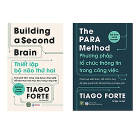 Hình ảnh Combo 2 Cuốn Building A Second Brain - Thiết Lập Bộ Não Thứ 2 & The PARA Method - Phương Pháp Tổ Chức Thông Tin Trong Công Việc