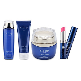 Combo Sữa Rửa Mặt Săn Chắc Da E'Zup (80g) + Nước Hoa Hồng E'Zup (120ml) + Kem Dưỡng Da E'Zup (55g)