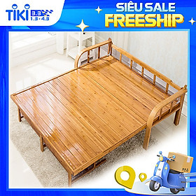 Giường Tre Thông Minh Đa Năng Cho Bà Đẻ, Giường Xếp Thành Ghế Sofa Tiện Lợi Chất Liệu Tự Nhiên, Bề Mặt Nhẵn Mịn, Không Lo Cái Nóng Của Mùa Hè - RoyalDecorHN