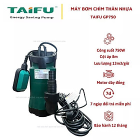 Mua Máy bơm chìm nước thải  hóa chất 250W  550W  750W motor không chổi than TAIFU - Bảo hành 1 năm