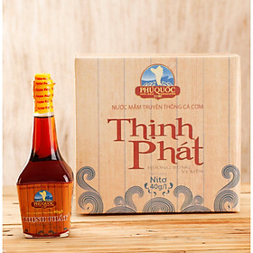 Nước mắm Thịnh Phát 40 độ đạm 200ml thùng 6 chai