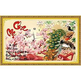 Tranh thêu chữ thập Cha mẹ DLH-222763