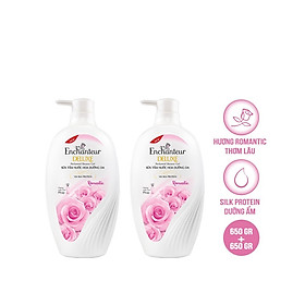 Combo 2 Sữa tắm hương nước hoa Enchanteur Romantic 650gr/ Chai