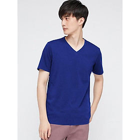 ÁO THUN NAM SUPIMA COTTON V-NECK SHORT-SLEEVE T-SHIRT - SIZE M