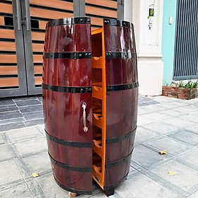 Mua Thùng gỗ mở nắp trang trí trưng bày rượu