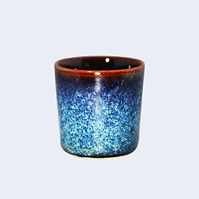 Cốc uống trà - cốc uống cafe 7x5cm men xanh hoả biến