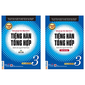 Nơi bán Trọn bộ tiếng hàn tổng trung cấp 3(SGK và SBT) Phiên bản trắng đen - Giá Từ -1đ