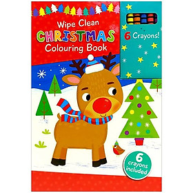 Wipe Clean Colouring Books - Rudolph