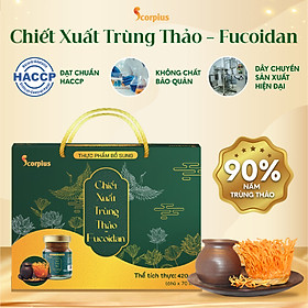 Nước chiết xuất trùng thảo fucoidan SCORIUS 420ml bồi bổ sức khỏe