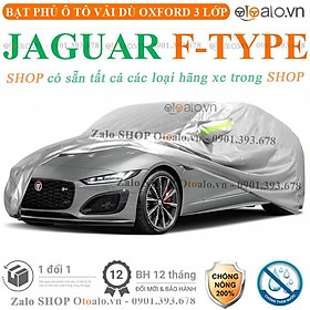 Bạt che phủ xe ô tô Jaguar F-Type 3 lớp cao cấp