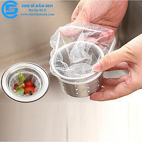 Mua Túi 100 lưới lọc rác bồn rửa chén giúp cho bồn rửa chén không bị nghẽn tắc do rác  lọc cặn bẩn hiệu quả sau khi rửa chén